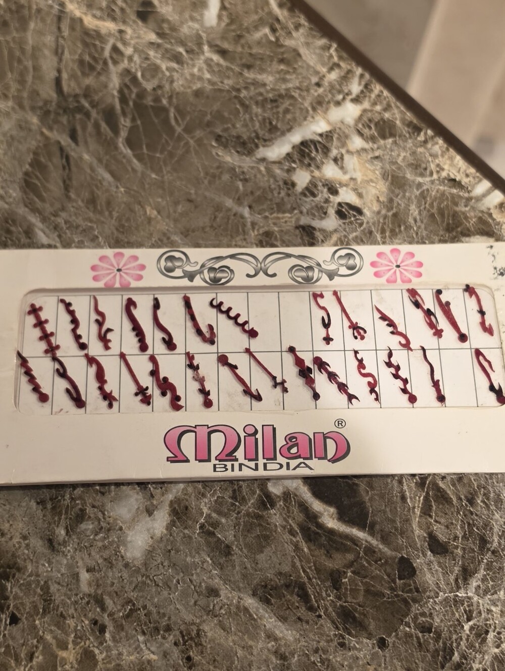 Milan Pack of Pink Decorative Bindis
